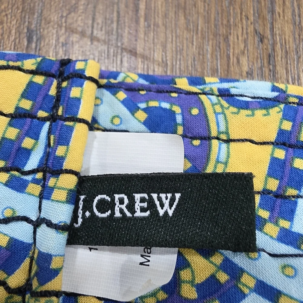 J. Crew Paisley Print D-Ring Belt